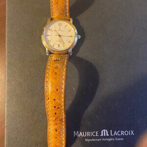 Maurice La Croix SS/PK Auto GTS 18k Mens Watch - Excellent condition